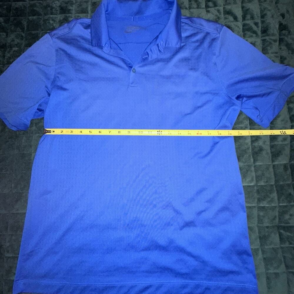 Nike Golf Short Sleeve Collared Shirt Large (L) Navy Classic - Picture 4 of 9